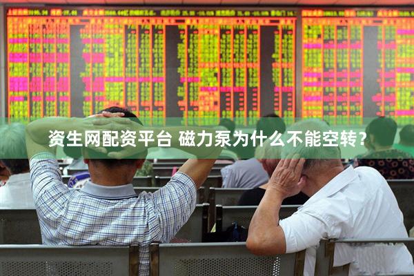 资生网配资平台 磁力泵为什么不能空转？
