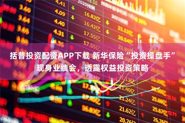 括普投资配资APP下载 新华保险“投资操盘手”现身业绩会，透露权益投资策略